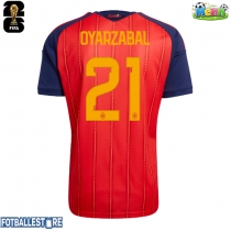 Spania Mikel Oyarzabal #21 Hjemmedrakt VM 2026 Kortermet